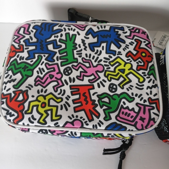 Keith Haring Insulated Kids Rainbow Lunch Box NWT - Picture 5 of 7